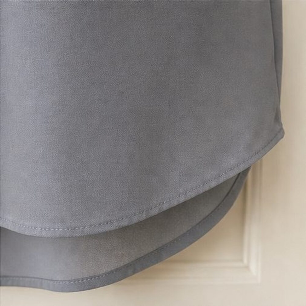 Gray Peplum Top - Picture 6 of 6